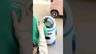 ROBOT PENARIK BECAK KURSI ⁉️BOCIL GANTIAN DUDUK 😱😍shorts funny dubbing [upl. by Lytsirhc]