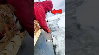 Extreme Ice Fishing 😱 shorts [upl. by Sheffie]