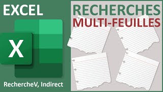 Rechercher dans plusieurs feuilles avec Excel [upl. by Eidualc504]