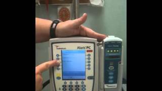 Alaris Infusion Pump Setup [upl. by Aihsenad]