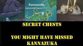 Kannazuka island secret chests amp hidden walls all missable locations genshin impact 100 exploration [upl. by Hars]