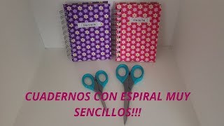 Libretas de espiral con tela de encuadernar  Subtitulado [upl. by Oninotna]