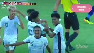 TimorLeste U19 vs Cambodia [upl. by Oiramal229]