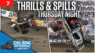 Thursday Thrills amp Spills  2024 Chili Bowl Nationals [upl. by Ttebroc]