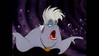 The Little Mermaid Ursula Takes Ariels Voice 1989 VHS Capture [upl. by Alliuqaj]