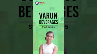 Varun Beverages Stock Split Announced  Record Date amp Key Details [upl. by Susej]