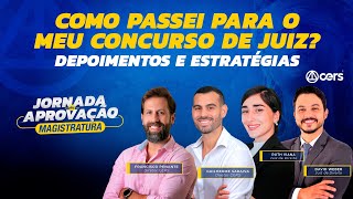 Como passei para o meu concurso de Juiz Depoimentos e estratégias [upl. by Aihpledalihp]