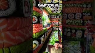 Rumah sushi sushi food cake watermelon ai house sushi yummy shortvideo [upl. by Enail]