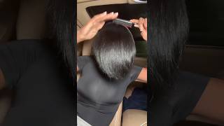 DON’T SWEAT YOUR NATURAL HAIR OUT AT THE GYM naturalhairstyles straightnatural [upl. by Sirdi39]