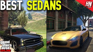 Top 10 Fastest Sedans In GTA Online 2022 [upl. by Hembree]