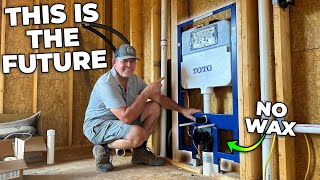 Is THIS Toilet System BETTER Than Whats in 99 of Homes Tankless Wall Hung Toilet Installation [upl. by Iey]