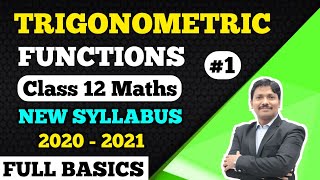 Trigonometric Functions Part 1  Full Chapter Synopsis  HSC New Syllabus 202021  Dinesh Sir [upl. by Auqkinahs]