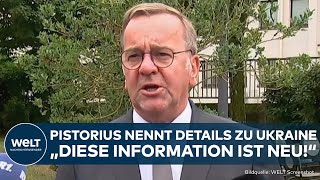 PUTINS KRIEG Überraschende Ankündigung Pistorius enthüllt Details zur Ukraine vor RamsteinTreffen [upl. by Wilkey184]