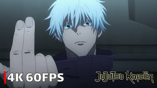 Gojo vs Jogo and Hanami  Full Fight  Jujutsu Kaisen Season 2 Episode 9  4K 60FPS  Eng Sub [upl. by Irianat]