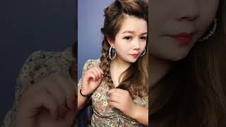 NEW BRAID HAIRSTYLE WITH FRONT SIDE  TRENDING HAIRSTYLE shorts beautyframe braidhairstyles [upl. by Nylesoy]