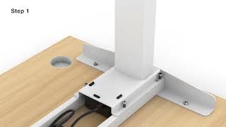 Electric Height Adjustable Desk Installation Guide [upl. by Ecirtemed436]