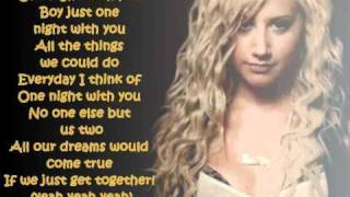 Ashley Tisdale He said she said LYRICS [upl. by Ynnal]