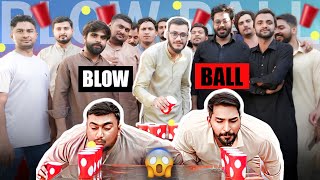 Blow The Ping Pong Ball Game Challenge Inspired By MrBeast [upl. by Hacker]