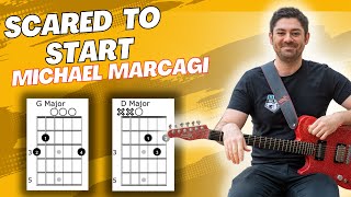 Scared To Start Michael Marcagi Guitar Tutorial [upl. by Mallorie]