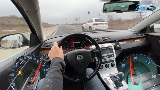 VW PASSAT B6 20 TDI 170 Hp POV Highway [upl. by Akirej]