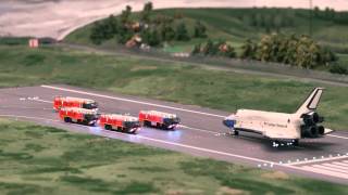 Space Shuttle emergency Miniatur Wunderland Fire Fighters Part 3 [upl. by Paehpos]