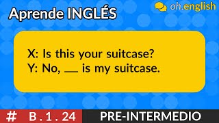 PREINTERMEDIO Reto B124 🔹 PRACTICA INGLÉS en 60 segundos [upl. by Seavey837]