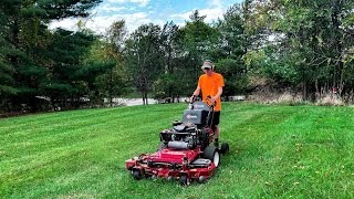 Mowing with Exmark Turf Tracer 48” [upl. by Gardener]