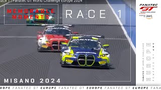 Valentino Rossi WINS Dramatic Finish  Misano Race 1  Fanatec GT World Challenge Europe 2024 [upl. by Rehprotsirhc]