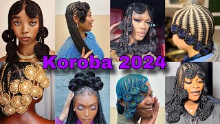 🔥TikTok Most Trending African Koroba Braided Hairstyles For Black Women 2024  Latest Hairstyles [upl. by Scharf]