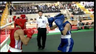 Fly 52kg Final  Oubaali FRA vs Eker TUR  2012 European Olympic Qualifying Event [upl. by Eiuqcaj725]