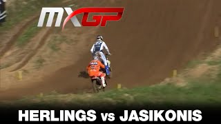 HERLINGS vs JASIKONIS  MXGP Race 2  MXGP of Latvia 2020 [upl. by Ytteb]