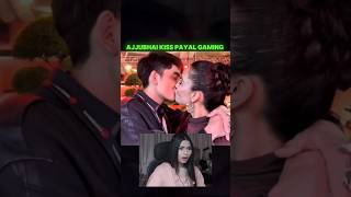 AJJU BHAI KISSED PAYAL GAMING shorts totalgaming payalgaming love trending [upl. by Lutero]