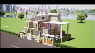 3D Architects and Planners walkthrough for 3BHK interior Flat [upl. by Silvanus711]