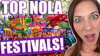 BEST FESTIVALS in New Orleans Louisiana  Moving to New Orleans Louisiana  New Orleans Real Estate [upl. by Ahsirt922]