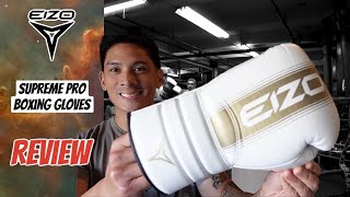 Eizo Supreme Pro Boxing Gloves REVIEW MY FAVORITE SYNTHETIC LEATHER GLOVE [upl. by Adnuhsar]