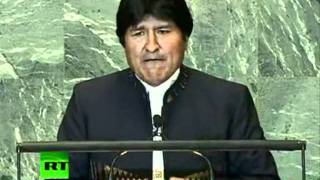 Impactante Discurso de Evo Morales ONU 2011 [upl. by Sillyrama]