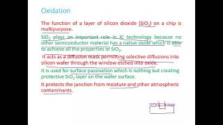 Introduction to Oxidation in IC fabrication [upl. by Lorrie375]