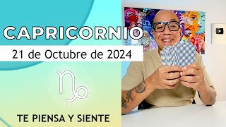 CAPRICORNIO  Horóscopo de hoy 21 de Octubre 2024 [upl. by Airtemad]