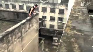 Epic Fail Thats why you never parkour in China [upl. by Nitsir382]