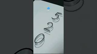 How to write letters in 3D 3d 3dletters 3dnumber [upl. by Idoj]