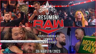 WWE RAW  28Agosto2023  RESUMEN Y RESULTADOS [upl. by Ivets862]