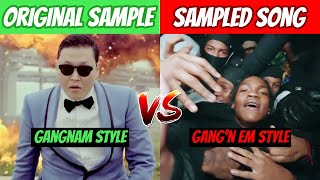 ORIGINAL SAMPLE vs SAMPLED RAP SONGS 2022 [upl. by Dayir920]