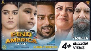 Pind America Official Trailer  New Punjabi Movie  Amar Noori  Bhinda Aujla  Simran Production [upl. by Enaira]