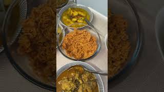 Jolof Rice  Meat Pilau  Roast  Fish Curry  Meat Curry  Grilled Wings fypシ゚viral yummy food [upl. by Trager310]