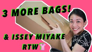 ISSEY MIYAKE ReadytoWear amp 3 MORE BAGS  KAT L [upl. by Ylrebme]