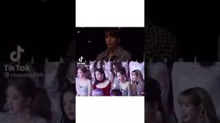 blackpink reacting to jungkook jisoo smiles [upl. by Lepper144]