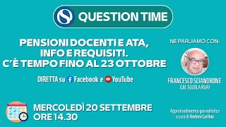 Pensioni scuola 202324 quali sono i requisiti Novità e info utili [upl. by Nosredneh359]