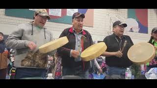 Elmer Waskahat Big IslandSk Dec25 2023 Christmas Round Dance [upl. by Ahsinel533]