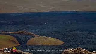 Iceland Volcano Camera Tour of Lava Field Part 2  160624 [upl. by Haeckel]