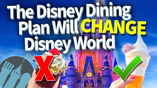 How the Return of the Disney Dining Plan Will Change Disney World [upl. by Aelahs]